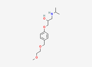Two-dimensional chemical structure of Bisoprolol EP Impurity Q, CAS 1346604-00-9