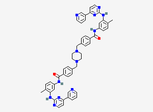 Two-dimensional chemical structure of Des(methylpiperazinyl-N-methyl) Imatinib Dimer Impurity, CAS 1365802-18-1