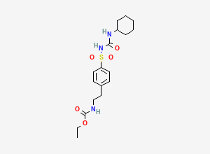 Two-dimensional chemical structure of Glipizide EP Impurity C, CAS 13554-93-3