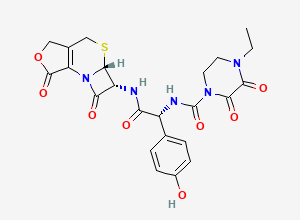 Two-dimensional chemical structure of Cefoperazone EP Impurity A / Des-(N-Methyl-5-tetrazolethiolyl)furolactone Cefoperazone, CAS 73240-08-1