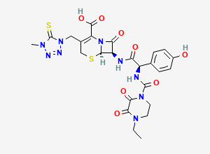 Two-dimensional chemical structure of Cefoperazone EP Impurity B, CAS 711598-76-4