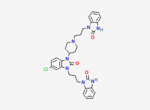 Two-dimensional chemical structure of Domperidone EP Impurity D, CAS 1614255-34-3