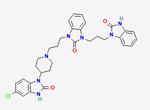 Two-dimensional chemical structure of Domperidone EP Impurity E, CAS 1346602-50-3
