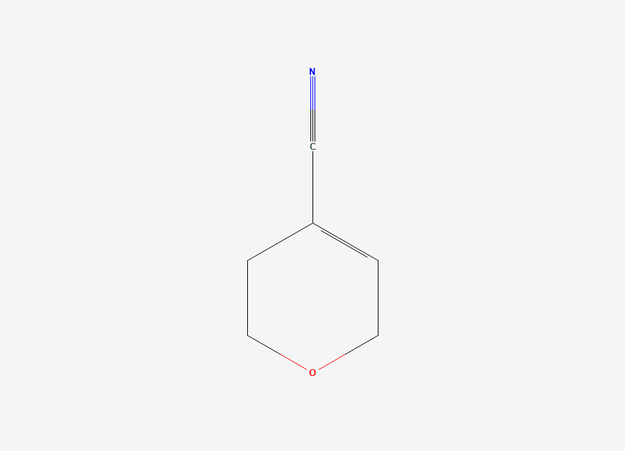 Two-dimensional chemical structure of 3,6-dihydro-2H-pyran-4-carbonitrile