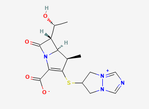 Two-dimensional chemical structure of Biapenem, CAS 120410-24-4