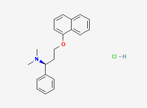Two-dimensional chemical structure of Dapoxetine Hydrochloride, CAS 129938-20-1
