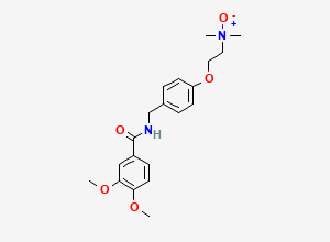 Two-dimensional chemical structure of Itopride N-Oxide, CAS 141996-98-7