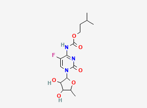 Two-dimensional chemical structure of Capecitabine EP Impurity E