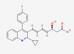 Two-dimensional chemical structure of Pitavastatin Impurity 15