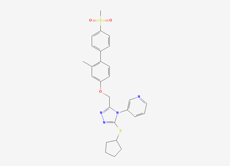 Two-dimensional chemical structure of Nms-873