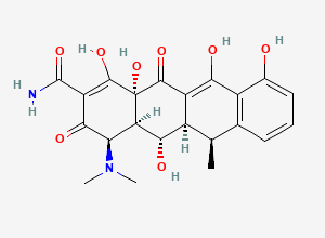 Two-dimensional chemical structure of 4-epi-6-Epidoxycycline