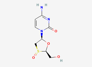 Two-dimensional chemical structure of Lamivudine EP Impurity H, CAS 160552-54-5
