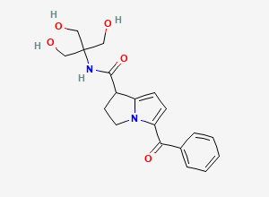 Two-dimensional chemical structure of Ketorolac EP Impurity E, CAS 167105-80-8