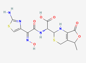 Two-dimensional chemical structure of Cefdinir Related Compound A, CAS 178422-42-9
