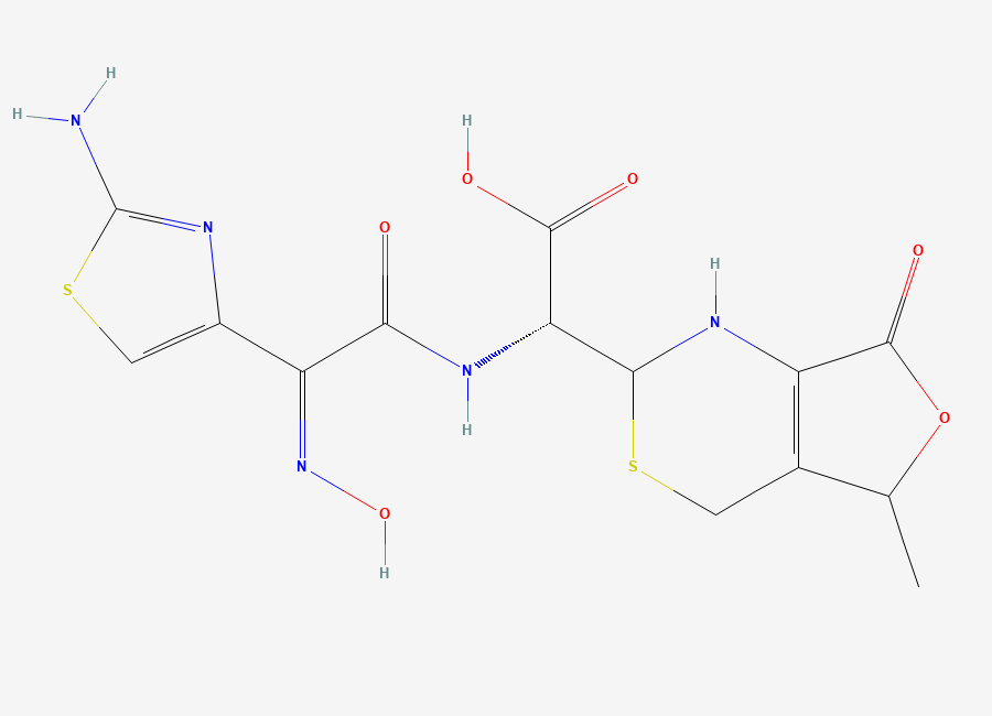 Two-dimensional chemical structure of Cefdinir Related Compound A, CAS 178422-42-9