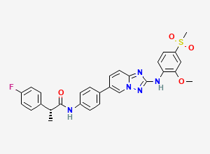 Two-dimensional chemical structure of Empesertib