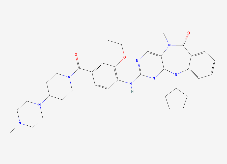 Two-dimensional chemical structure of Xmd17-109