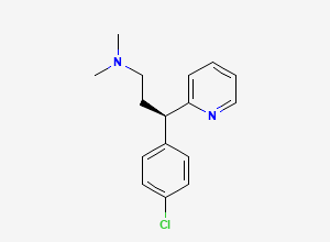 Two-dimensional chemical structure of Dexchlorpheniramine EP Impurity B (Free Base), CAS 32188-09-3