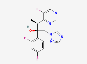 Two-dimensional chemical structure of Voriconazole, CAS 137234-62-9