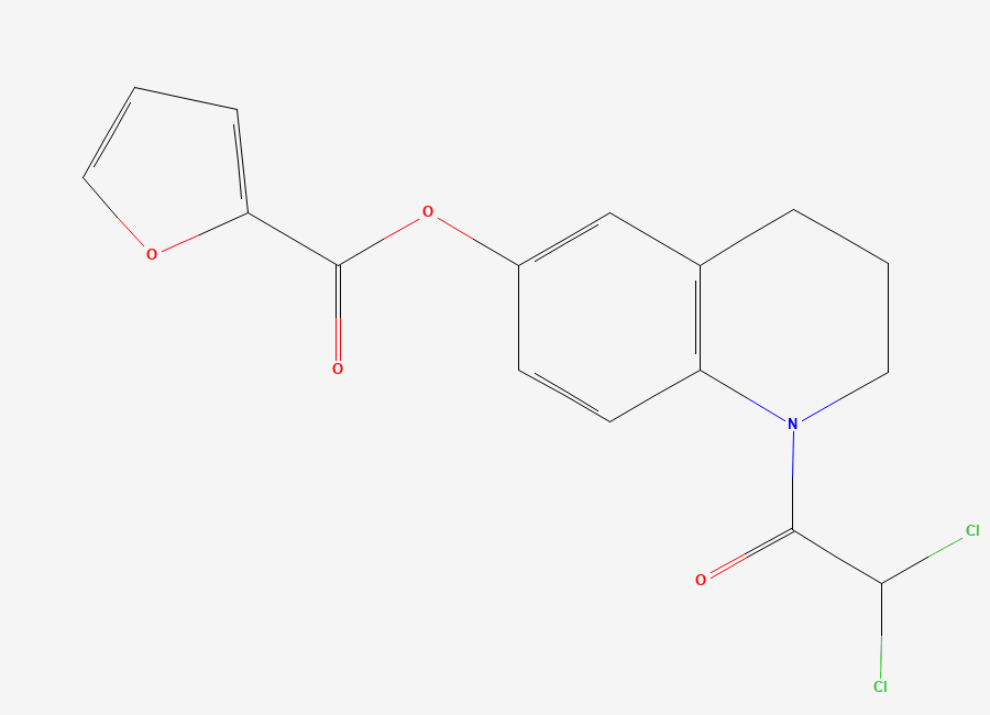 Two-dimensional chemical structure of Quinfamide, CAS 62265-68-3
