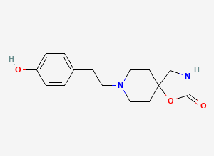 Two-dimensional chemical structure of 4-Hydroxy Fenspiride, CAS 441781-25-5
