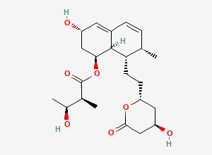 Two-dimensional chemical structure of (S)-3''-Hydroxy Pravastatin Lactone