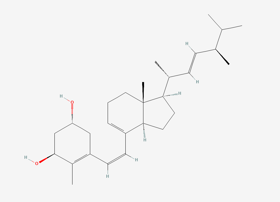 Two-dimensional chemical structure of 1alpha-HydroxyprevitaMin D2