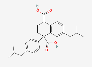 Two-dimensional chemical structure of Ibuprofen EP Impurity G/ Ibuprofen BP Impurity G, CAS 1391054-15-1