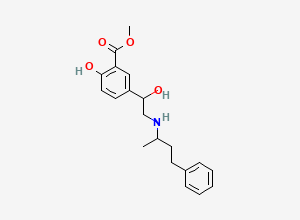 Two-dimensional chemical structure of Labetalol EP Impurity B (Free Base), CAS 802620-01-5