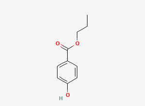 Two-dimensional chemical structure of Ethyl Parahydroxybenzoate EP Impurity C / Butyl Parahydroxybenzoate EP Impurity D, CAS 94-13-3