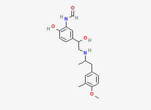 Two-dimensional chemical structure of Formoterol EP Impurity E, CAS 1616967-26-0