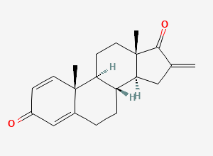 Two-dimensional chemical structure of Exemestane Related Compound D, CAS 2467590-81-2