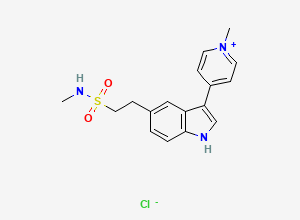 Two-dimensional chemical structure of Naratriptan Pyridinium Chloride