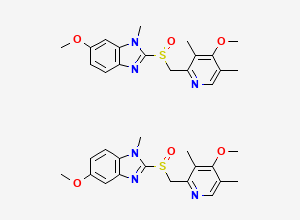 Two-dimensional chemical structure of Esomeprazole Methyl Impurity