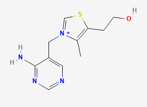 Two-dimensional chemical structure of Thiamine EP Impurity B (Free Base), CAS 7771-57-5