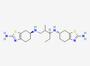 Two-dimensional chemical structure of Pramipexole EP Impurity C / Pramipexole BP Impurity C / Pramipexole C-C Dimer, CAS 1973461-14-1