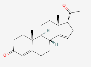 Two-dimensional chemical structure of Progesterone impurity 63