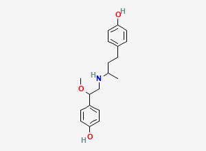 Two-dimensional chemical structure of Ractopamine O-methyl
