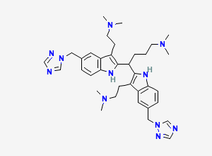 Two-dimensional chemical structure of Rizatriptan 2,5-Dimer, CAS 1135479-44-5