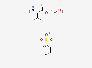 Two-dimensional chemical structure of Valaciclovir EP Impurity F