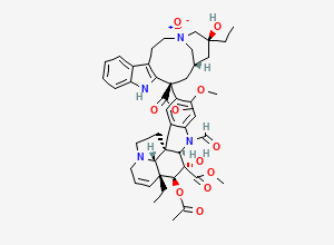 Two-dimensional chemical structure of Vincristine N-Oxide