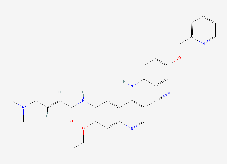 Two-dimensional chemical structure of Neratinib impurity QL
