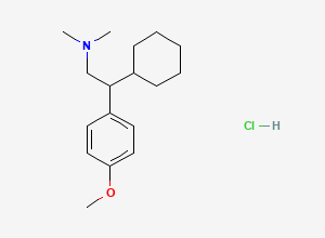 Two-dimensional chemical structure of Venlafaxine EP Impurity G (HCl Salt), CAS 2108968-20-1