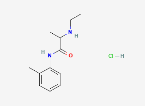 Two-dimensional chemical structure of Prilocaine EP Impurity C (HCl Salt), CAS 35891-75-9