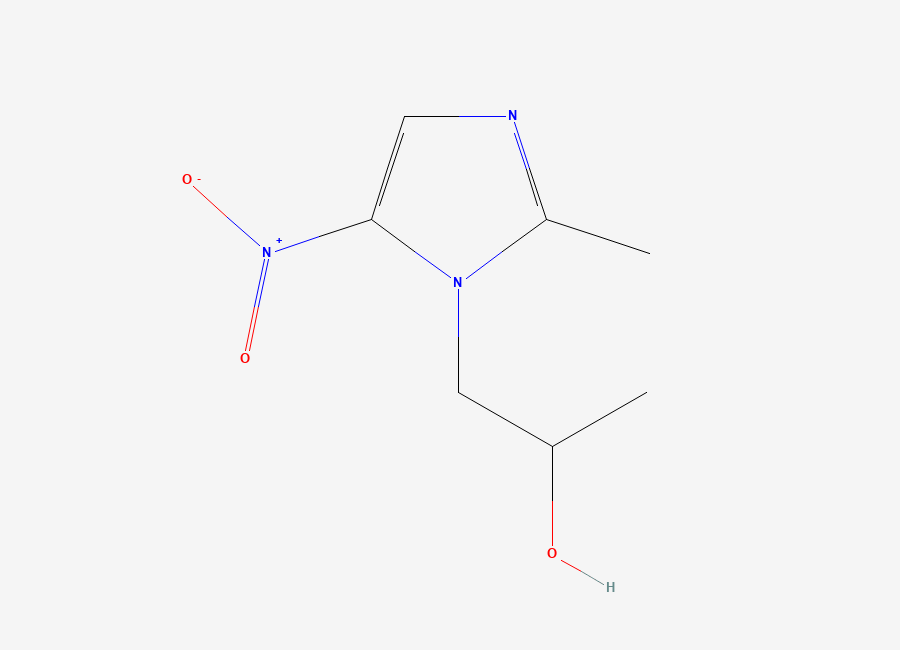 Two-dimensional chemical structure of Secnidazole