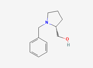 Two-dimensional chemical structure of (R)-(1-benzylpyrrolidin-2-yl)methanol