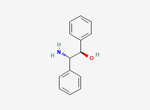 Two-dimensional chemical structure of (1R,2S)-(-)-2-Amino-1,2-diphenylethanol