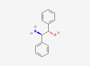 Two-dimensional chemical structure of (1S,2R)-(+)-2-Amino-1,2-diphenylethanol