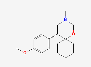 Two-dimensional chemical structure of Venlafaxine EP Impurity E (Free Base), CAS 93413-70-8