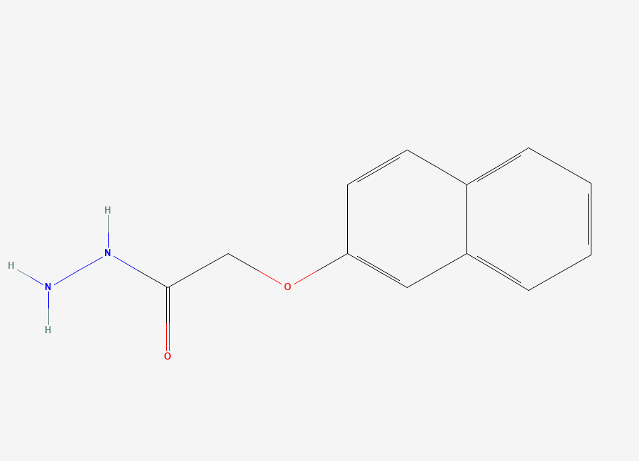 Two-dimensional chemical structure of 2-(2-Naphthyloxy)acetohydrazide